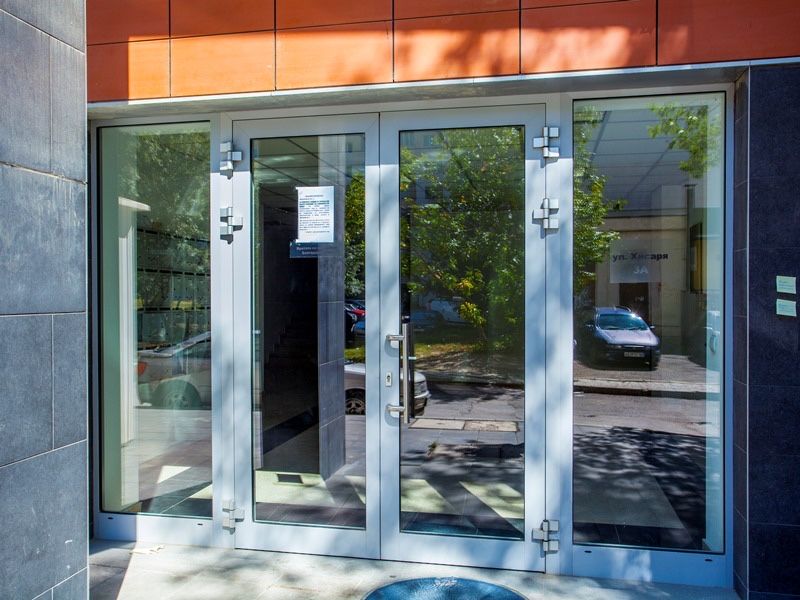 Алюминиевые входные двери