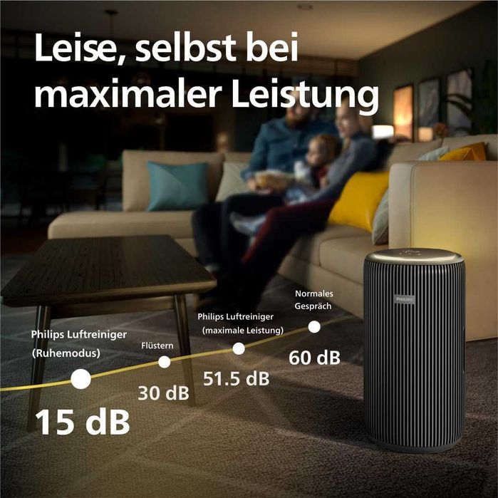 Пречиствател за въздух Philips Series 4200 AC4221 HEPA NanoProtect + Double Active Carbon Ultra-Quiet