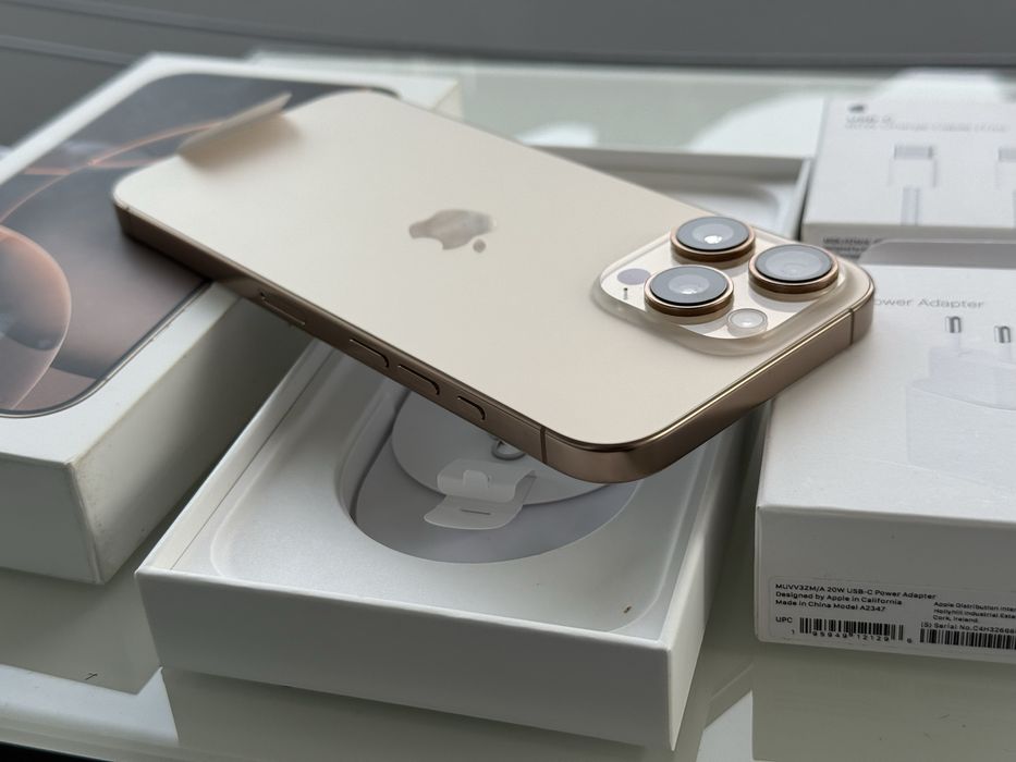 iPhone 16 PRO MAX 256GB Neverlocked Desert Titanium-Ca Nou-iOS 18