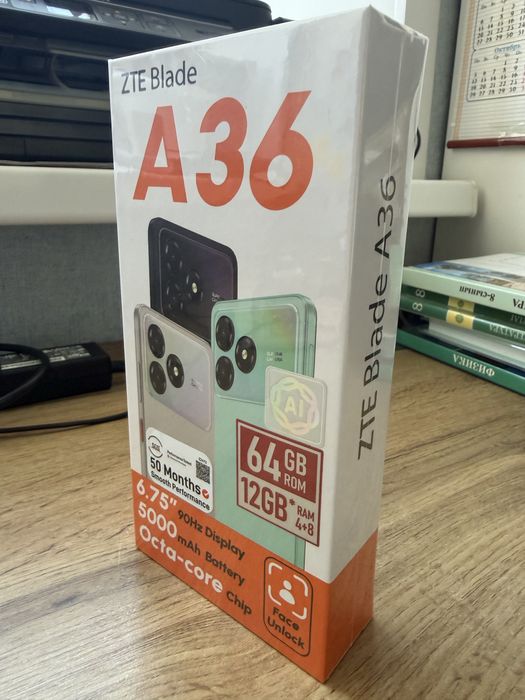 Продам смартфон новый ZTE A36