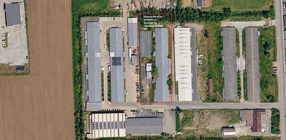 Hala industrială + teren de vânzare (si inchiriere) Satu Mare