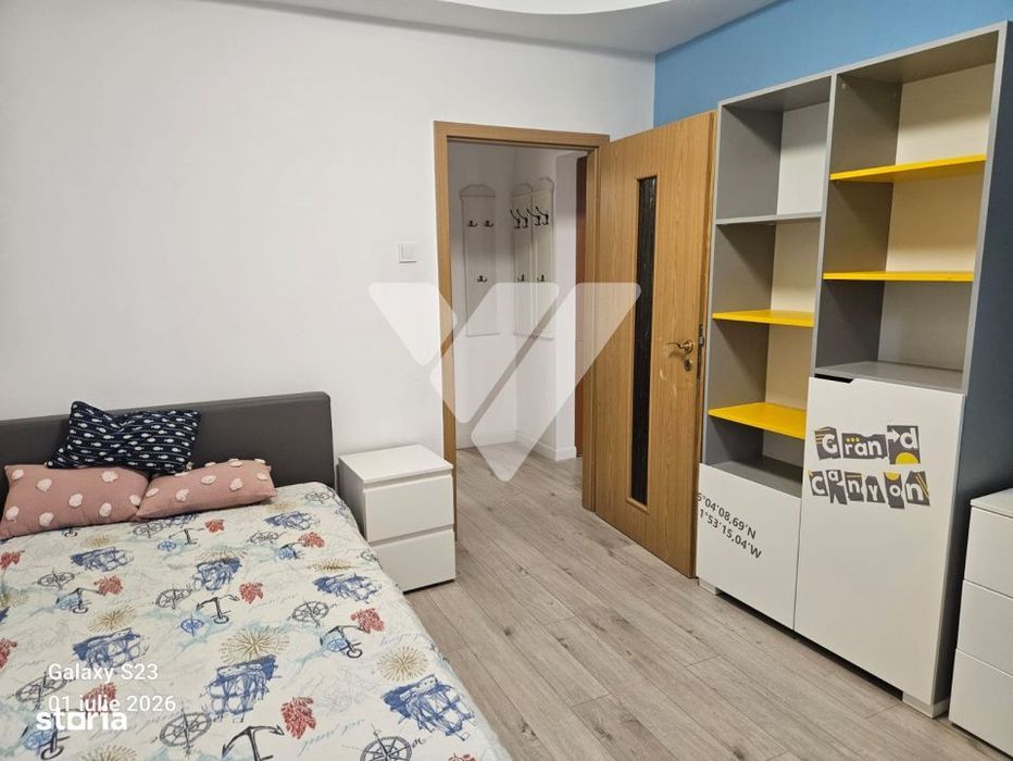Apartament 3 camere de inchiriat 70 mp etaj 1 lift zona Vasile Aaron — fotografia 3
