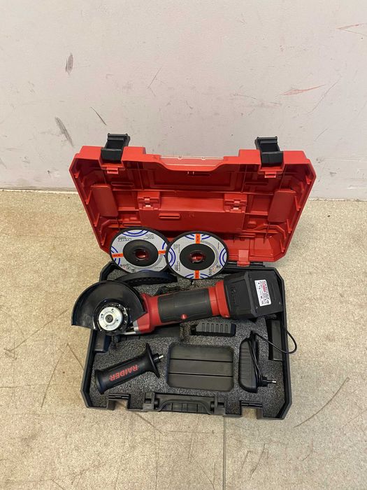 030251	R20 Ъглошлайф Ø125mm 4Ah  RDP-SPAG20 Set