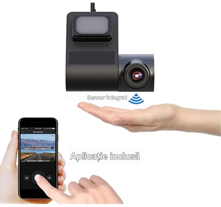 Camera auto de bord Full HD - MicroSD - WiFi - USB