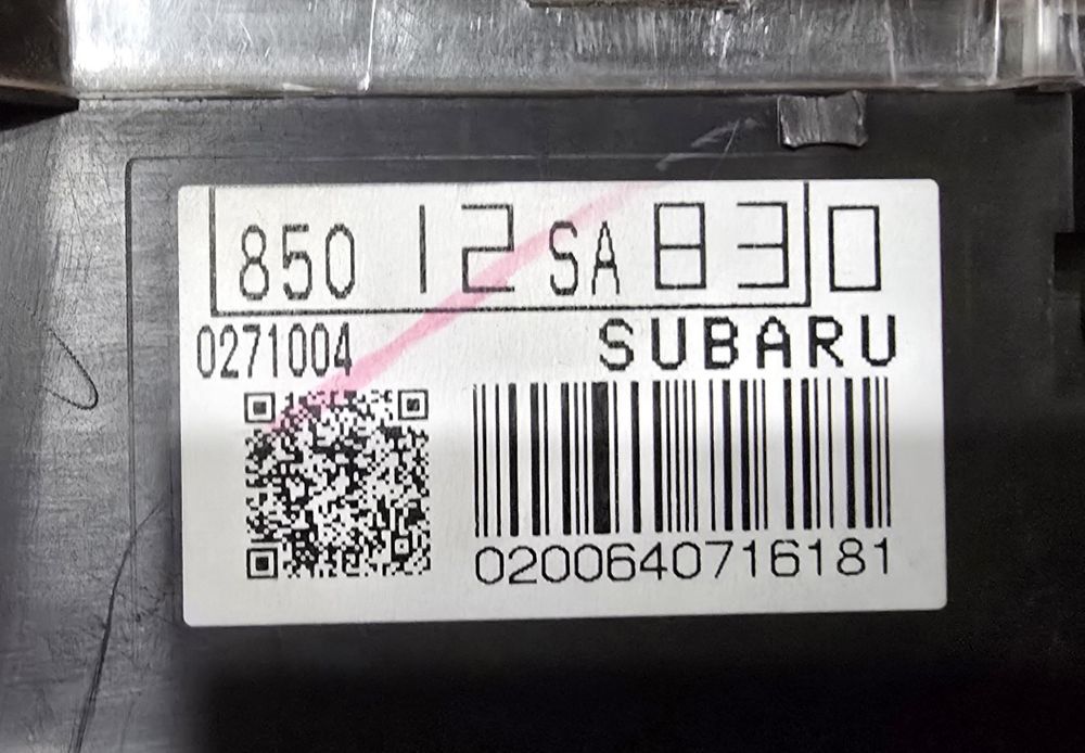 Приборная панель Subaru SG5