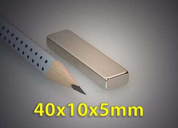 40x10x5mm неодимов МАГНИТ N52, magnit, neodimov, магнити, magniti