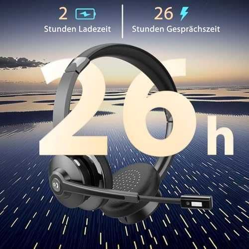 Нови безжични Слушалки с микрофон за офис, компютър и мобилен телефон