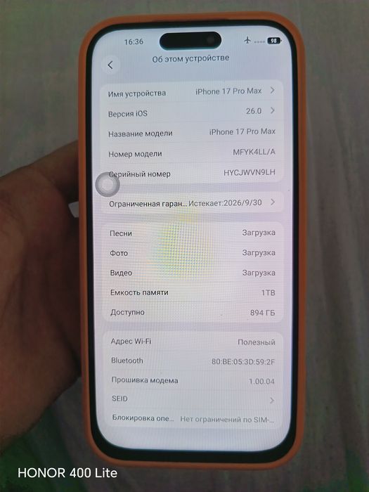Iphone 17 pro max dubay 1:1 kopiya