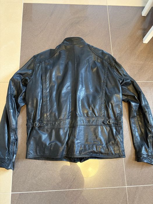 Geaca de piele barbati Massimo Dutti