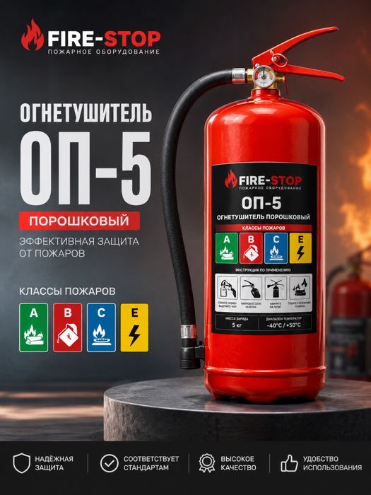 Огнетушитель-Оп россия сертификат гарантия есть договор корпоратив ест