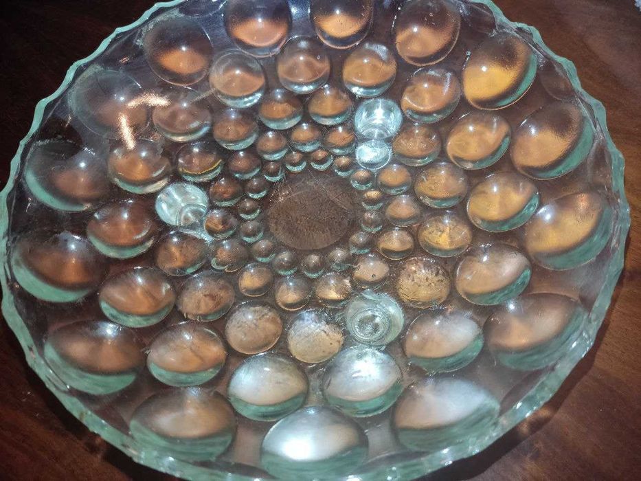 Скидка!Хрустальная ваза для фруктов,хлеба,салатов