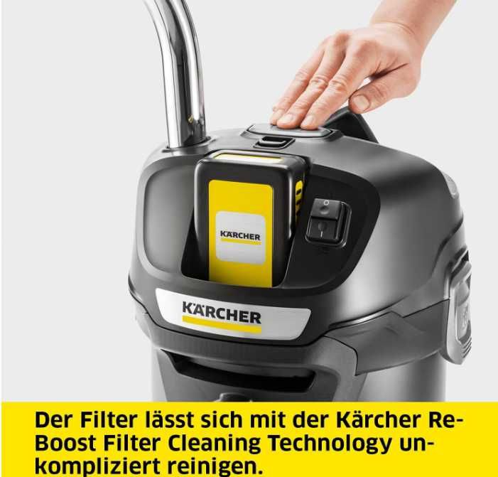 Kärcher AD 2 18V Безжична прахосмукачка за пепел - Батерия включена