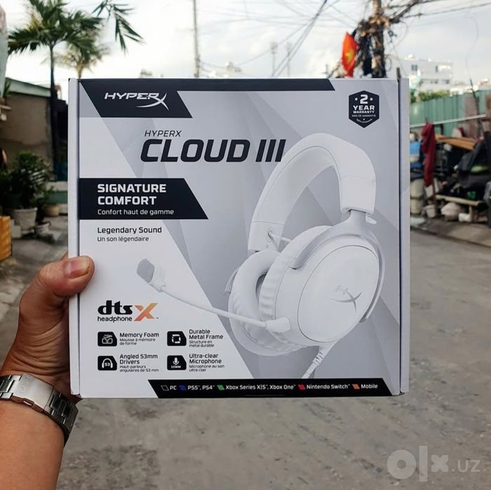 Оригинал! Hyperx Cloud 3 Wired Проводные Наушники