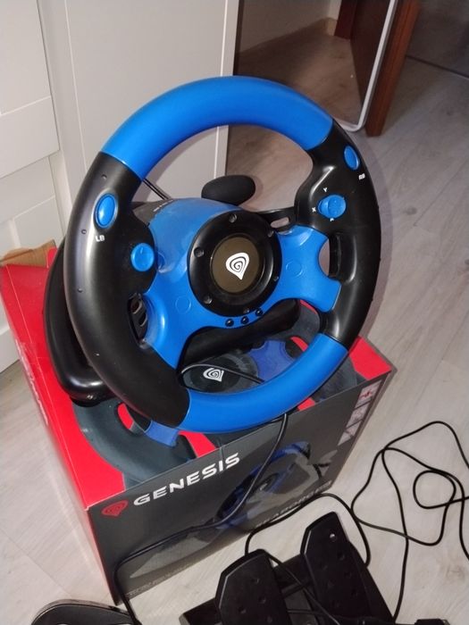 Volan gaming Genesis Seaborg 350 (PC / PS4 / Xbox / Switch) - Impecabil / Ca nou