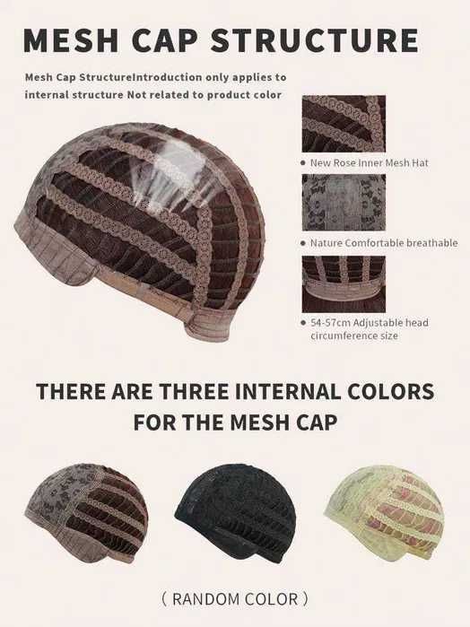 Руса чуплива перука 50 см с бретон