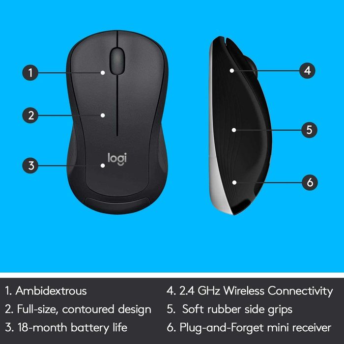 Logitech MK540-комплект клавиатура и мишка,Unifying приемник