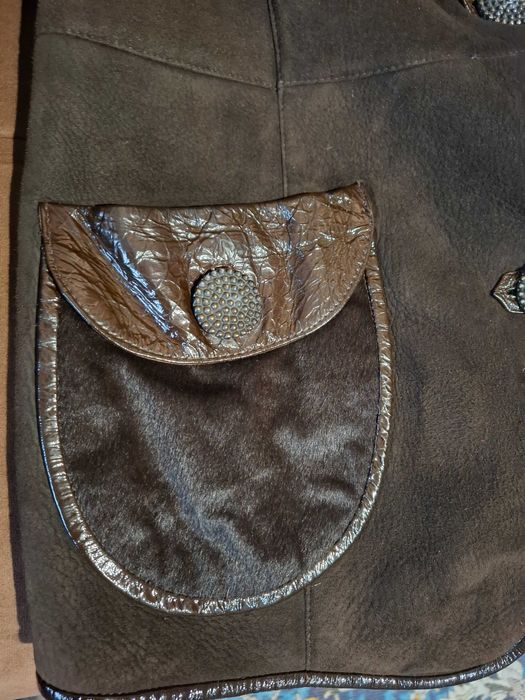 модная женская дубленка