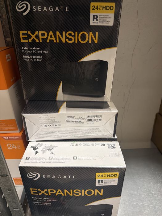 Hdd extern seagate expansion 24tb nou sigilat