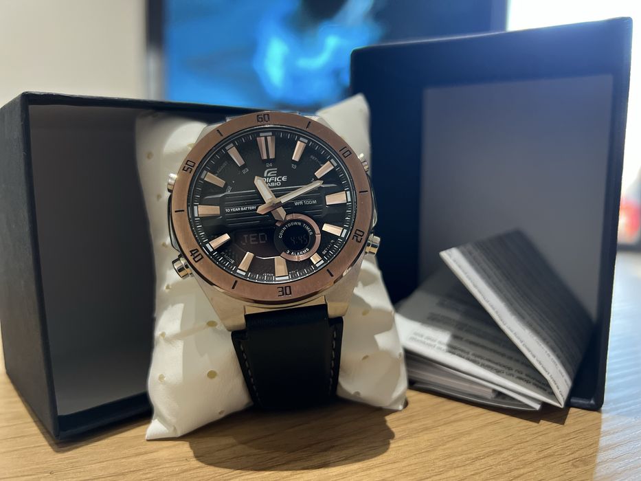 Casio edifice cronograf si data