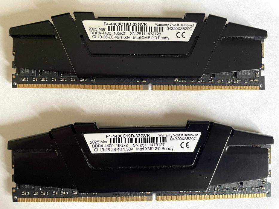 G.SKILL Ripjaws DDR4 4400Mhz 32Gb [2 x16GB]