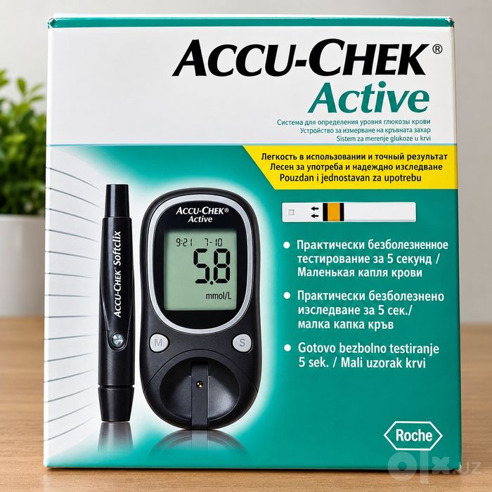 Глюкометр Accu-Chek Active Roche — для измерения сахара в крови