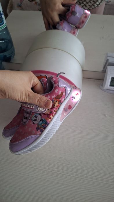 Sneakers/adidași fetițe Paw patrol cu luminițe 29