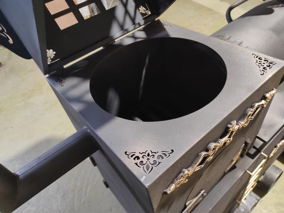 Паровоз печь мангал барбекью