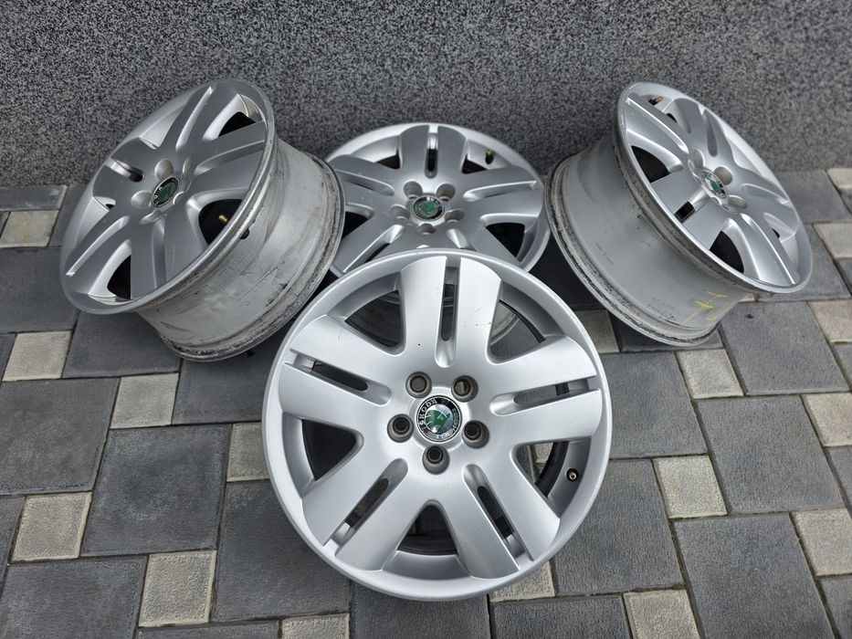 Jante aliaj 16 5x100 skoda fabia roomster golf 4 polo seat ibiza