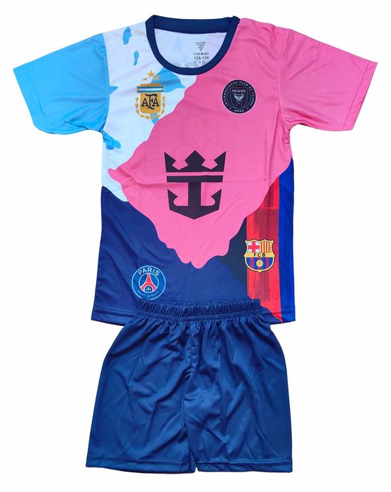 Детски футболен екип Меси лимитирана серия тениска Messi комплект