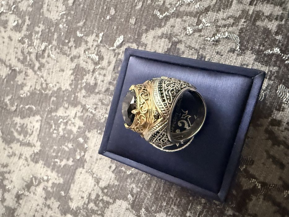Кольцо мужской размер 23 серебро 925