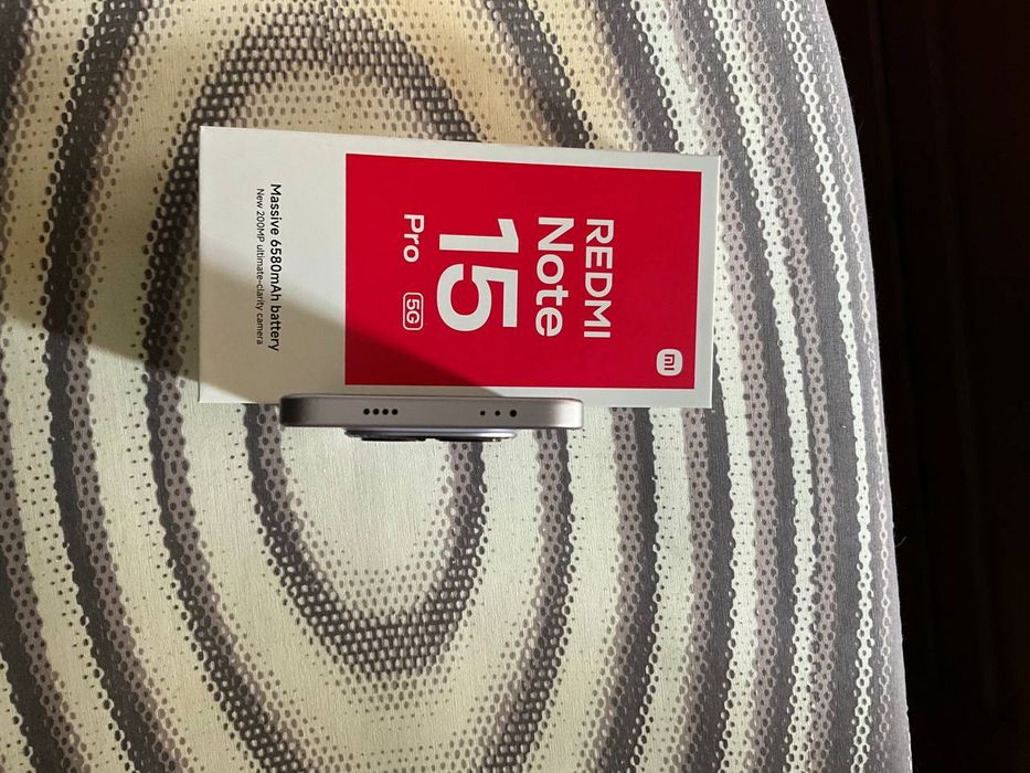 Redmi Note 15Pro 5g 8+8/256gb xolati yengi 7kunlik full komplekt