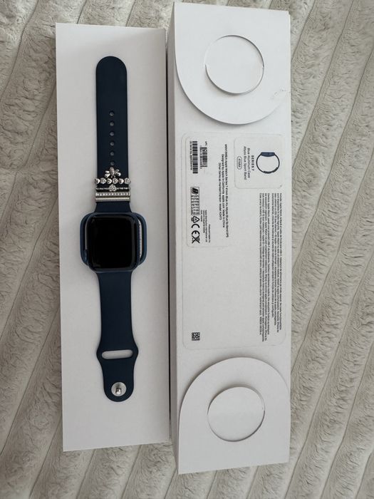 Apple Watch seria 7 41mm Blue aluminium case