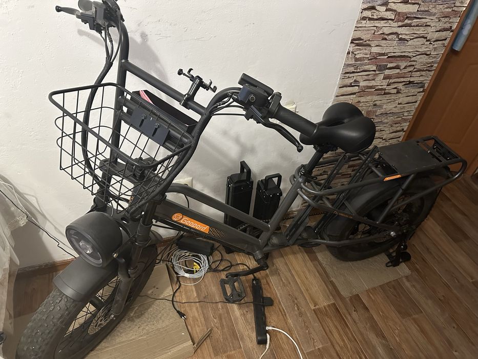Продам курьерский электровелосипед 2 аккум
