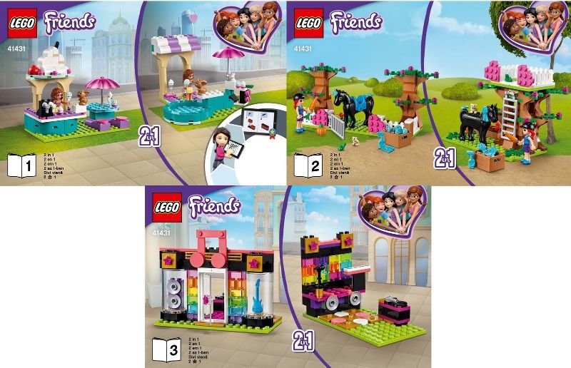 Lego Friends 41431 - Heartlake City 3 in 1