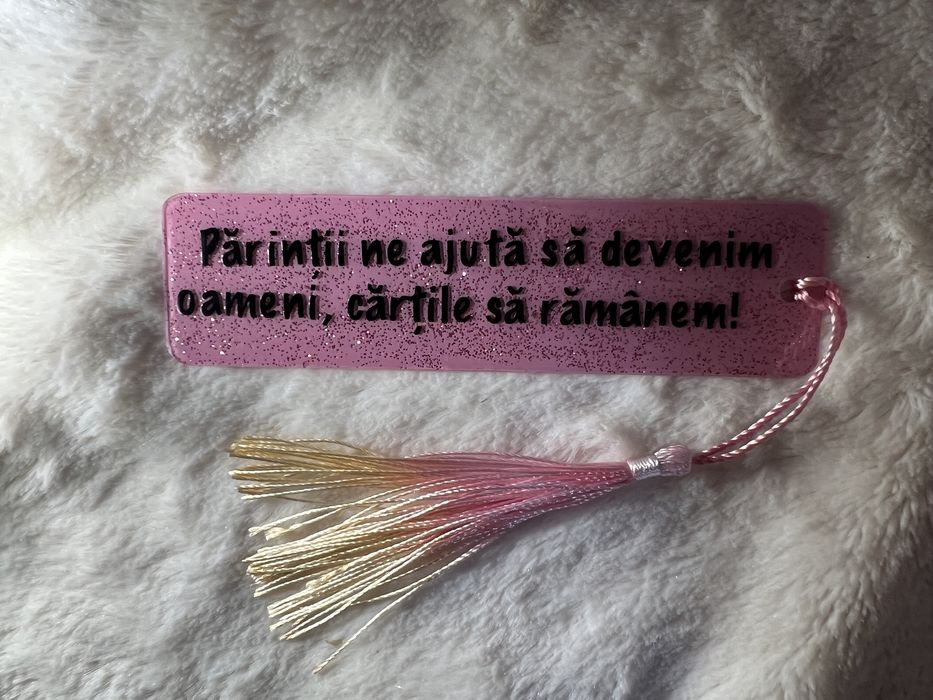 Semn de carte cu mesaj