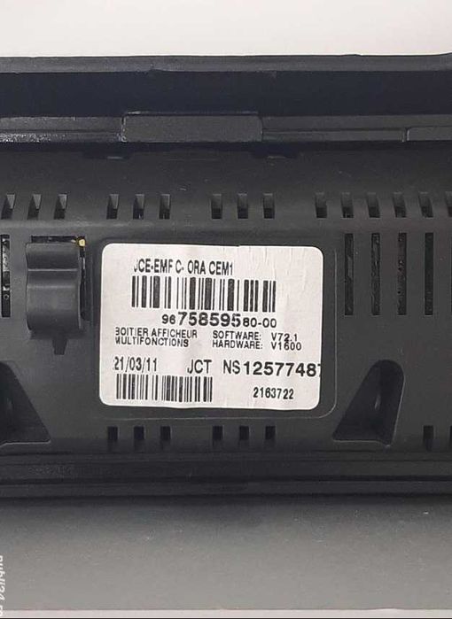 RADIO/CD + Suport/RAMA Peugeot 3008