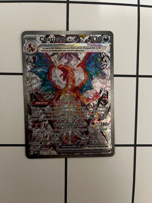 Charizard ex покемон карта