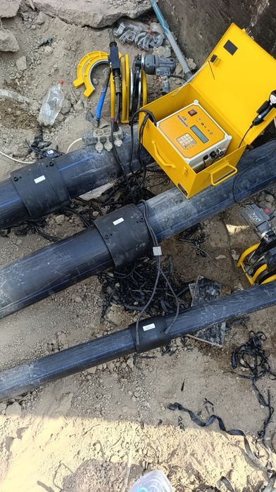 ПАЙКА (сварка), Укладка ПНД Труб