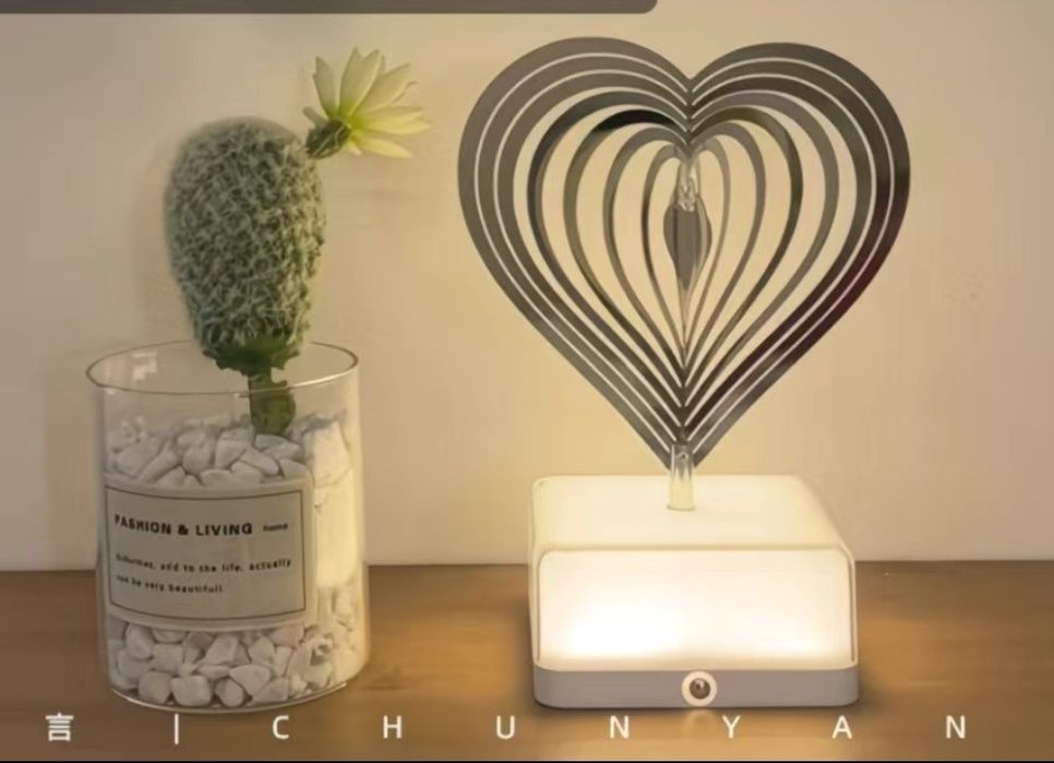 Usb светильник в форме сердца