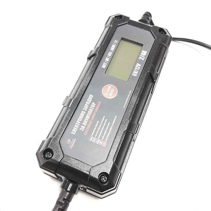 Електронно зарядно за акумулатор за кола / автомобил 6V и 12V