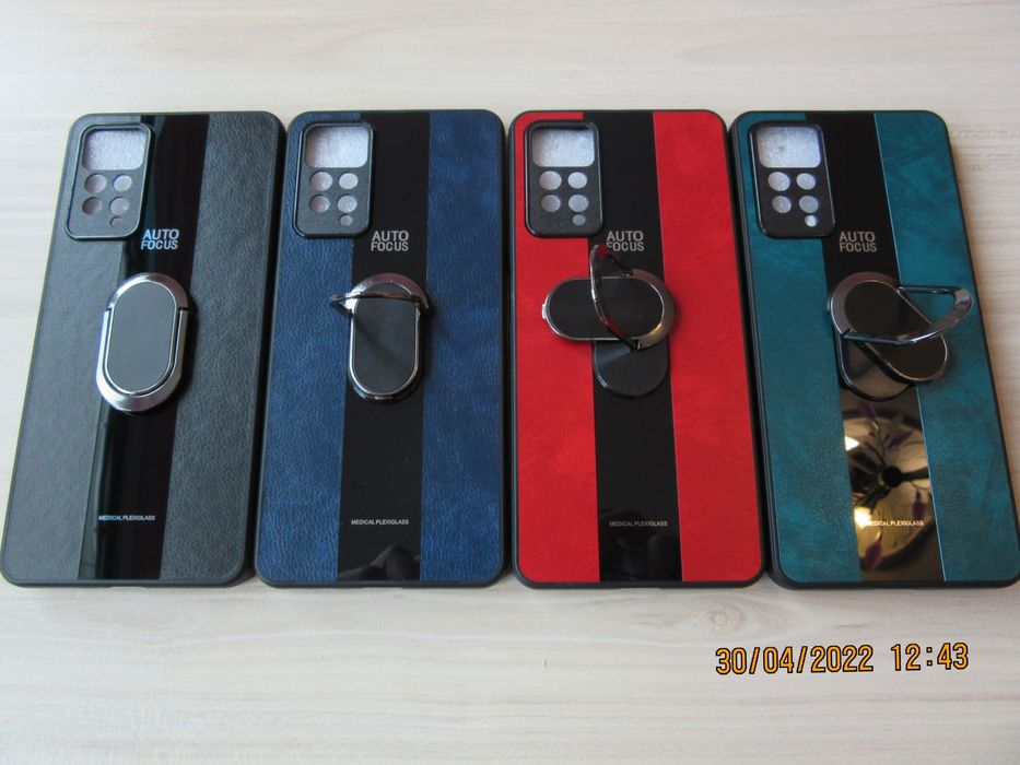 Xiaomi Redmi Note 11 11S 4G 11 Pro+ 5G / PORSCHE Кожен кейс с пръстен