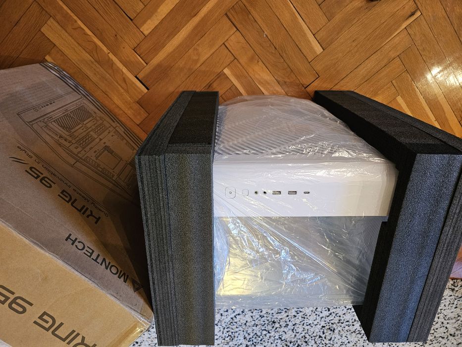 Montech King 95 White компютърна кутия бяла  Монтех Кинг