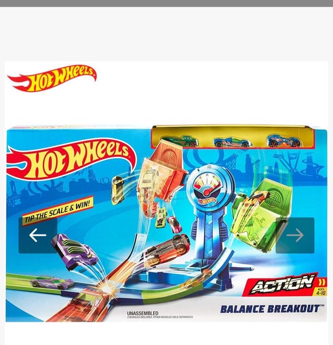Hot Wheels Писта за колички "Разбий баланса"