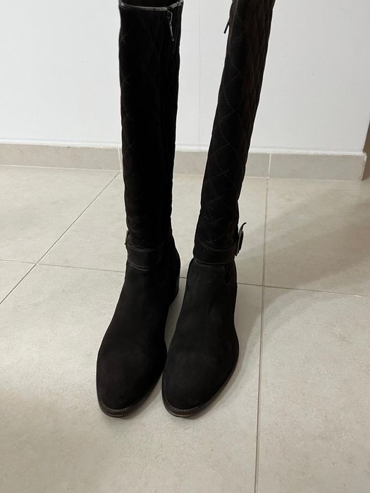 Cizme piele intoarsa ,  dama , Gant