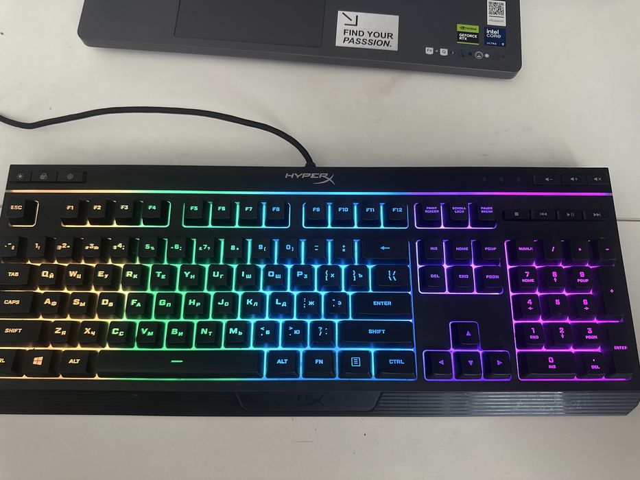 Клавиатура HyperX alloy core RGB