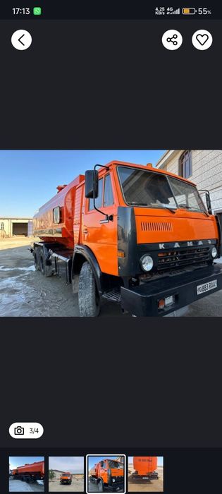 20 tonnalik vadovoz benzavoz