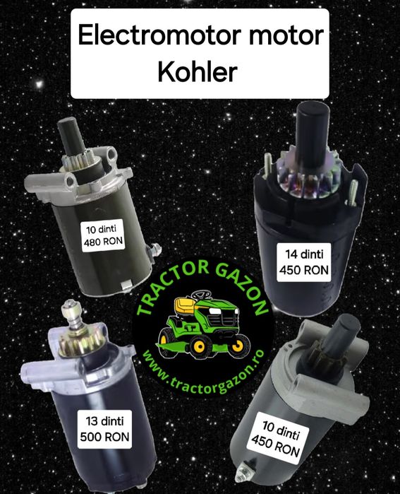 Electromotor Tractoras Gazon Briggs &Stratton Tecumseh  Kawasaki Honda