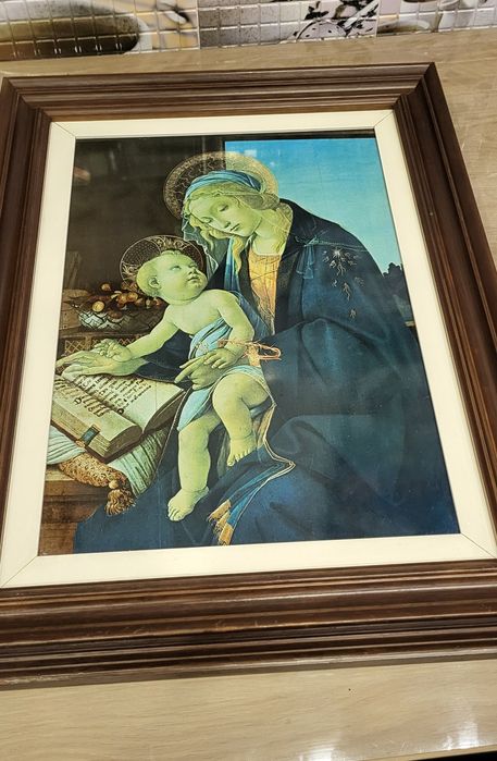 Icoana-tablou Madonna del Libro