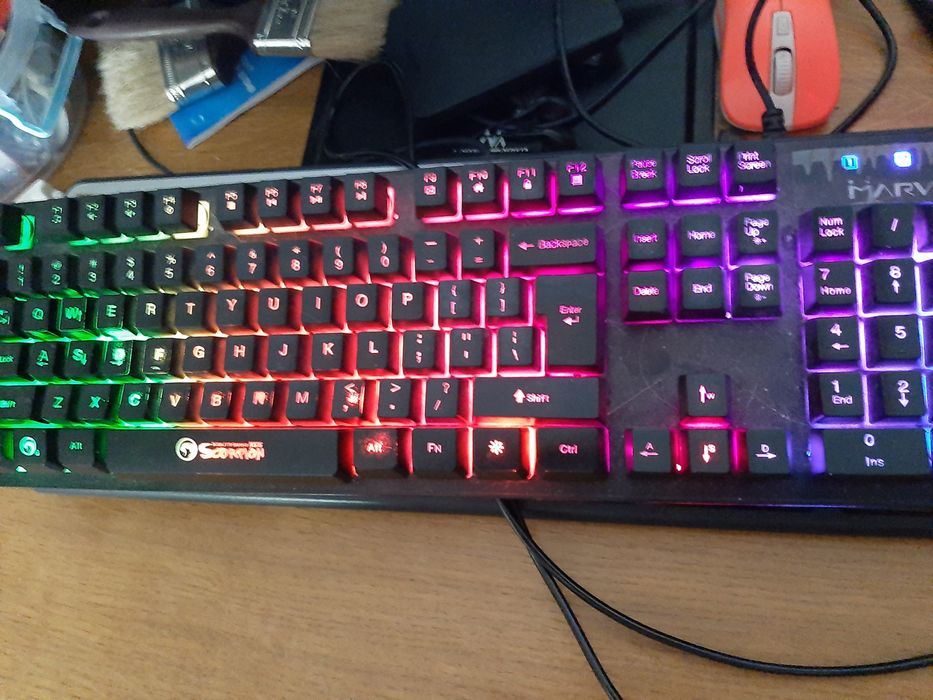 KIT: tastatura gaming RGB + mouse gaming RGB / ambele interfata USB