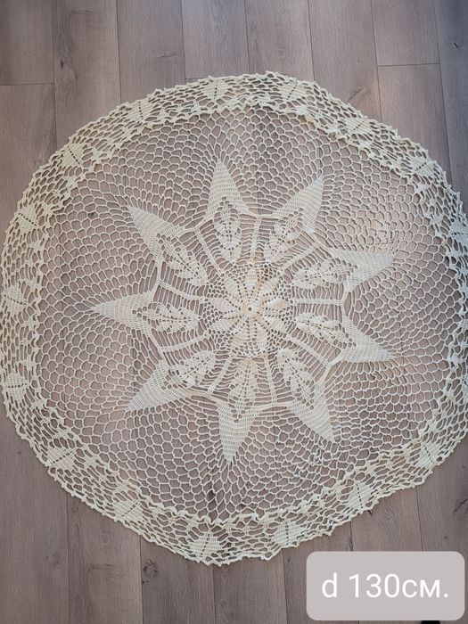 покривки плетени на една кука